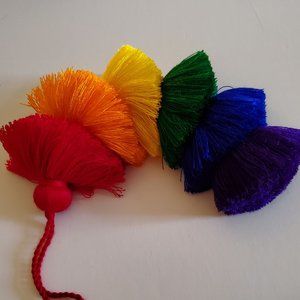 MOON WATER CO. Rainbow Pom Tassel - Artisan Made